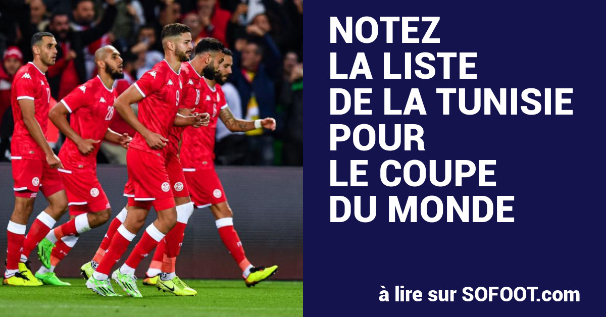 Une première liste pour la Tunisie annoncée lundi pour la Coupe du Monde,  Mouez Hassen autorisé à jouer par la FIFA 