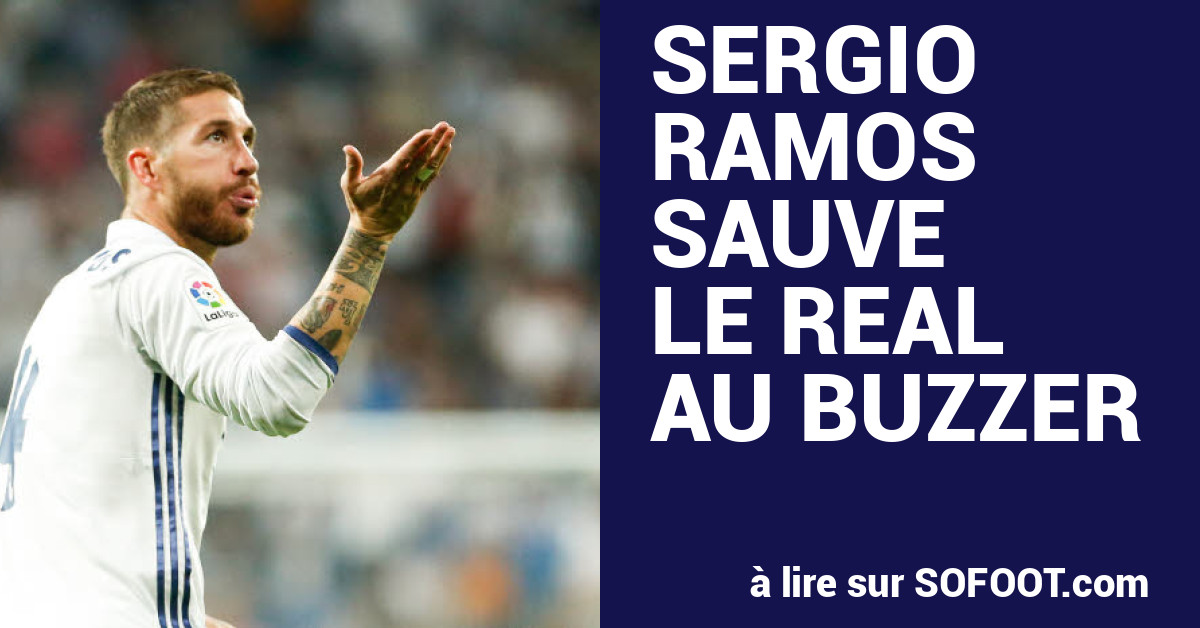 Sergio Ramos sauve le Real au buzzer - Liga - J14 - Barcelone-Real ...