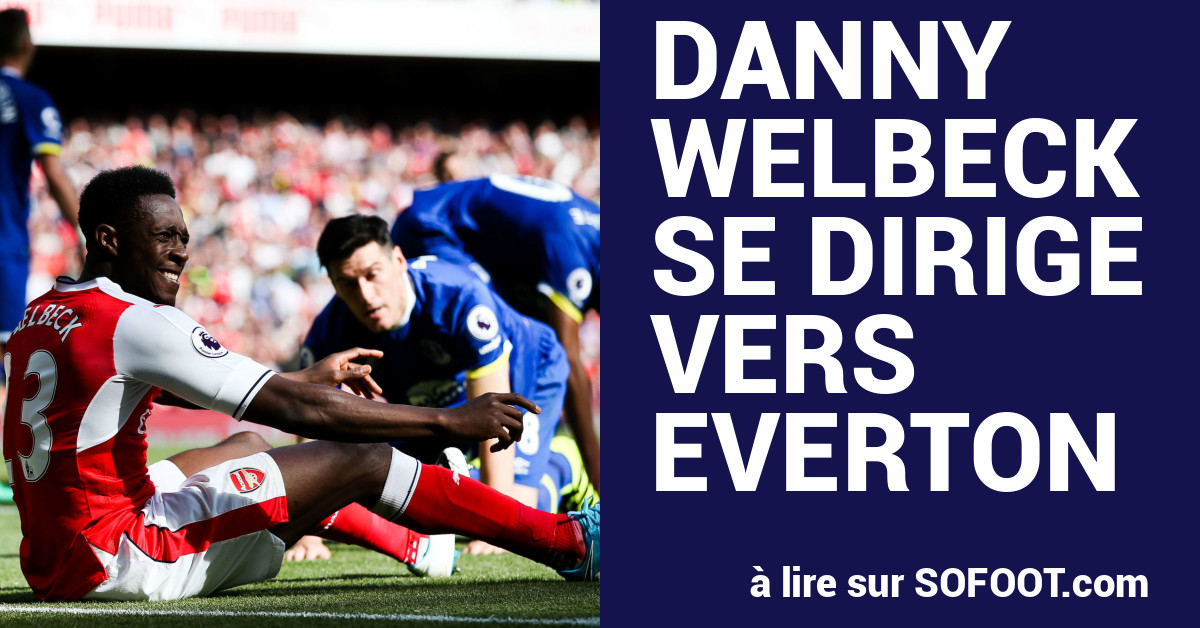 Danny Welbeck se dirige vers Everton Angleterre Everton 25