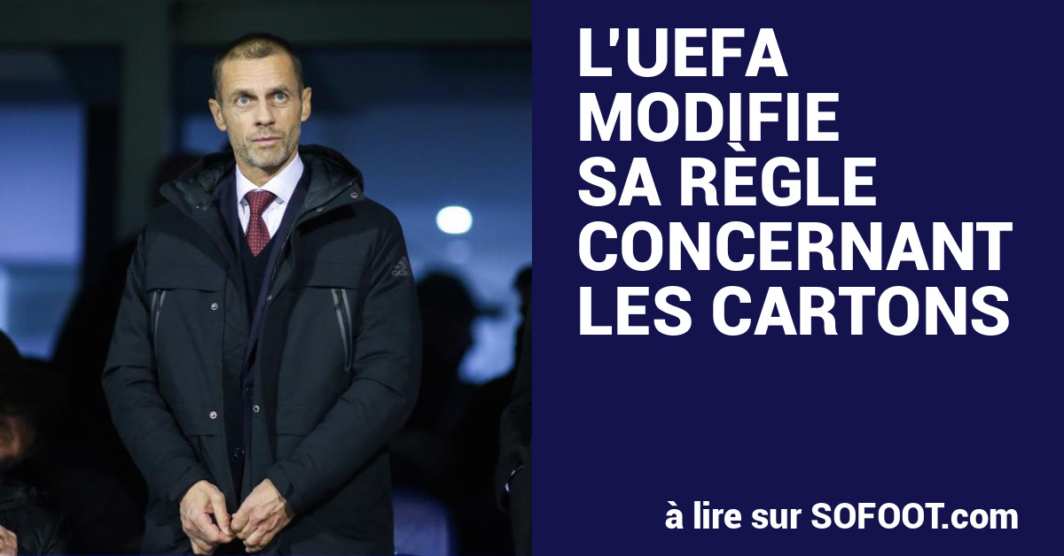 Ligue des champions : L'UEFA change son règlement pour les cartons…