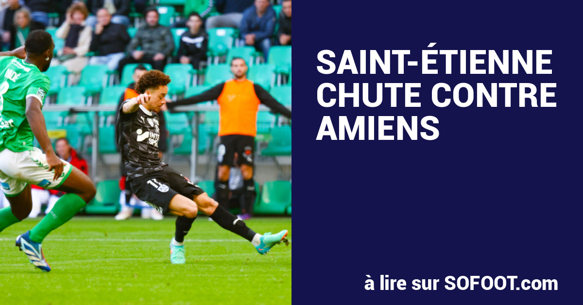 Ligue 2. Un faible Saint-Étienne s'incline d'un but contre Amiens et perd  sa cinquième place